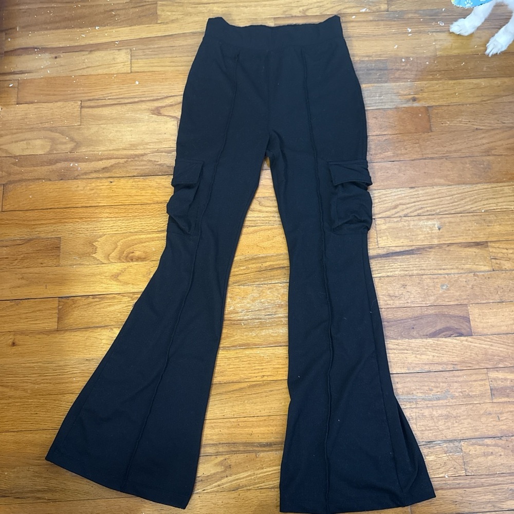 Justice Black Flare Pants